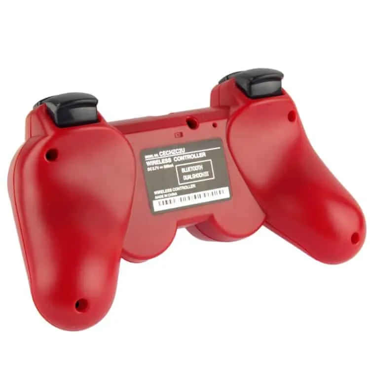 double shock iii wireless controller, manette sans fil double shock iii for sony ps3, has vibration action (red)