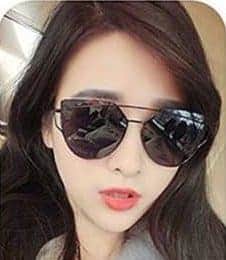 unisex fashion color film uv400 reflective sunglasses (silver + ice blue) Unisex Fashion Color Film UV400 Reflective Sunglasses (Silver + Ice Blue)