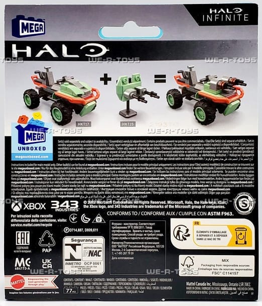 mega bloks bazaar battleground halo infinite action figure