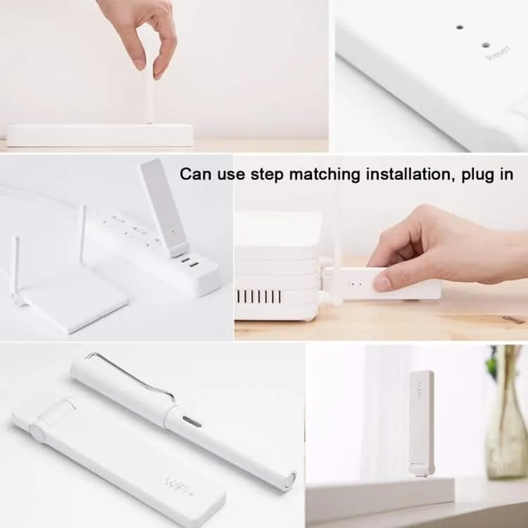 xiaomi mi wifi amplifier 2 300mbps signal booster usb port wireless repeater (white)