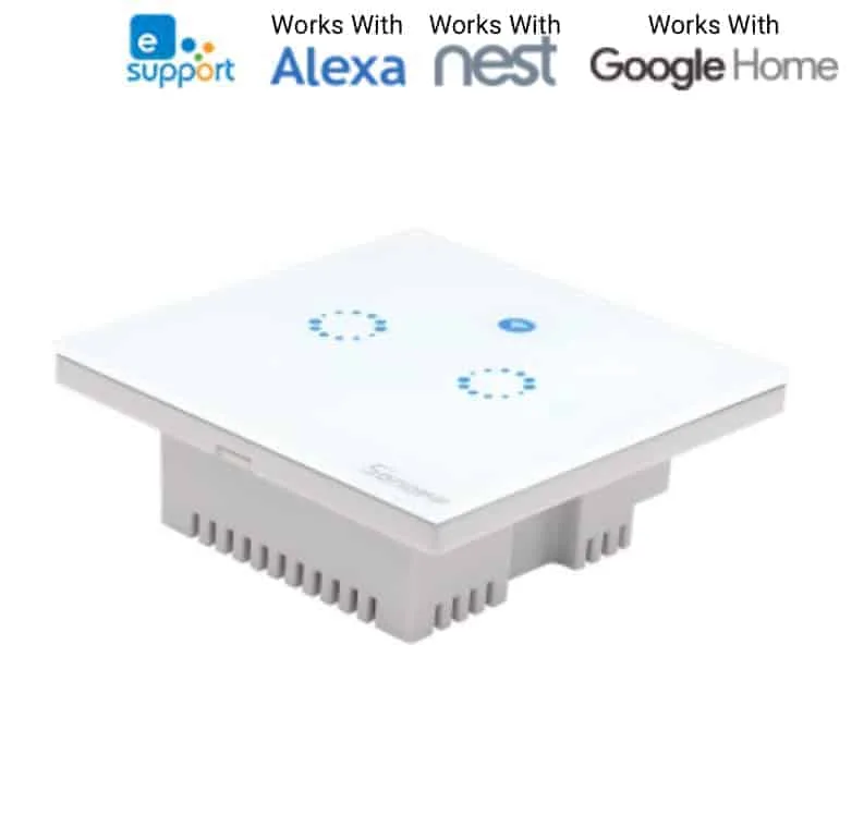 sonoff t1 uk 1 gang wifi & rf 86 type smart wall touch light switch Sonoff T1 UK 1 Gang WiFi & RF 86 Type Smart Wall Touch Light Switch