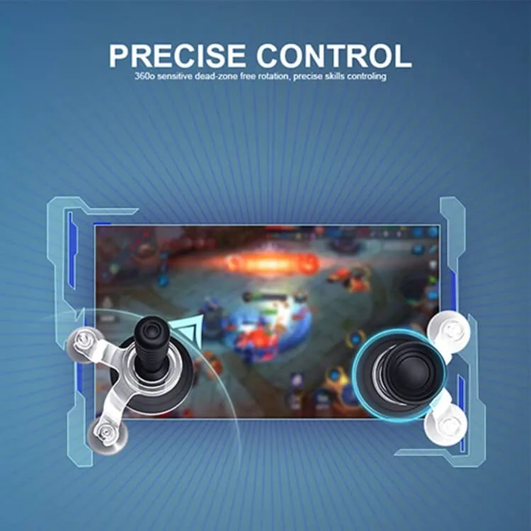 touch screen gamepad mobile game controller android & ios phone (black)