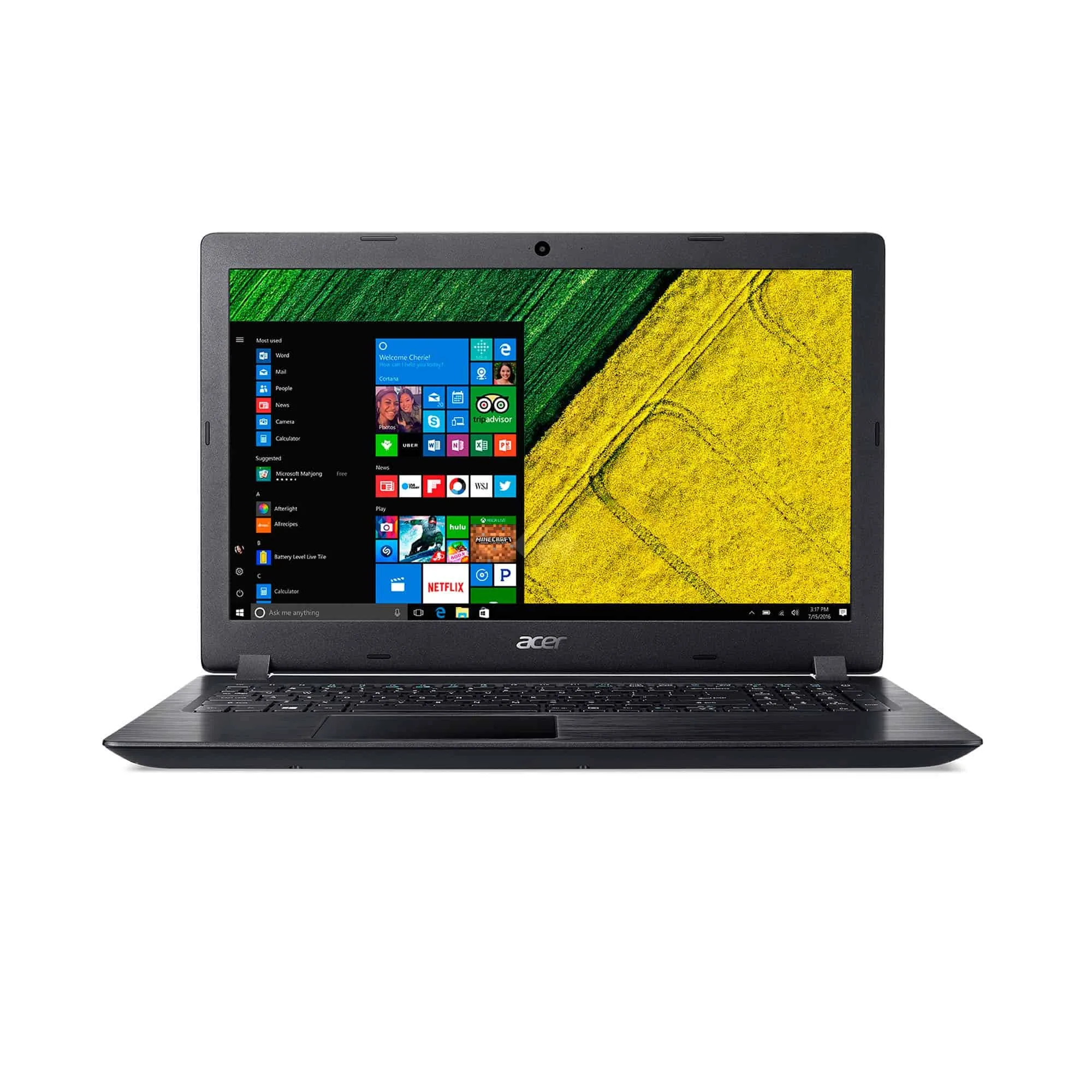 acer aspire3 a315 012 blk intel hd core i3 4gb 15.6 inch 