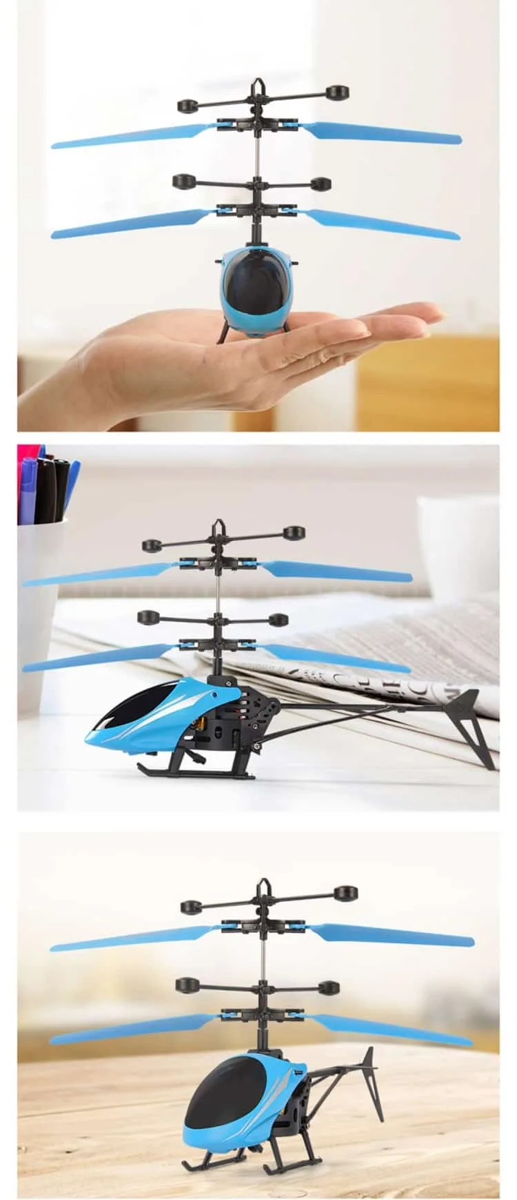 infrared sensor mini helicopter with led light utoghter 69202 2ch (red)