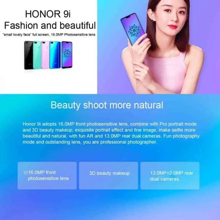 huawei honor 9i lld al30, 4gb+128gb (blue)