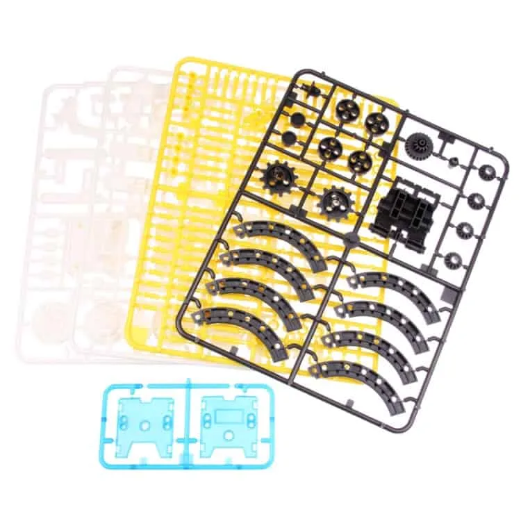 14 in 1 diy solar powered robot plastic block assembling puzzle