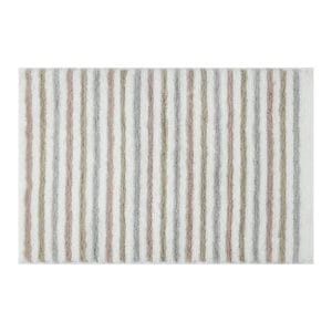 mainstays coral multi color stripe tufted 2 piece bath rug set