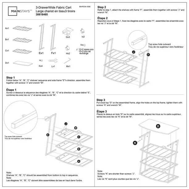 mainstays 3 drawer fabric dresser storage