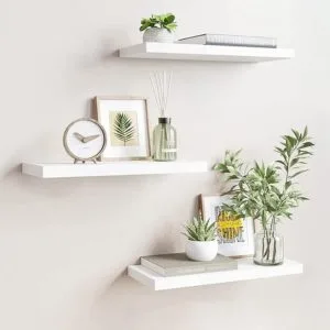 Tablette Flottant Gy White Floating Shelf