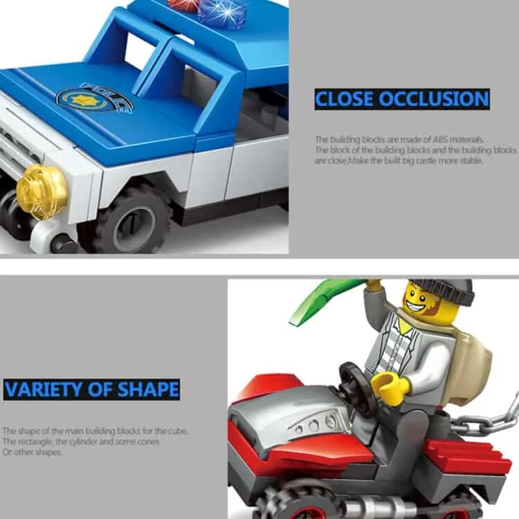 8 in 1 city police children diy enlightenment assembled building blocks educational intelligence toy 8 in 1 city police children diy enlightenment assembled building blocks educational intelligence toy