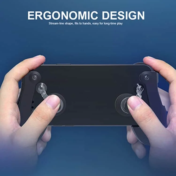 touch screen gamepad mobile game controller android & ios phone (black)