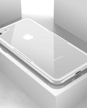 For iPhone X TPU + Tempered Glass Shockproof Protective Back Cover Case (White)