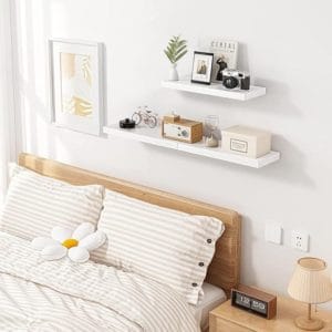 tablette flottant gy white floating shelf