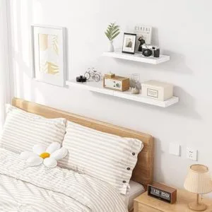 tablette flottant gy white floating shelf
