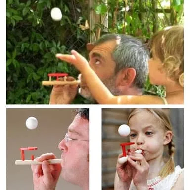 classic games floating blow pipe & balls toys