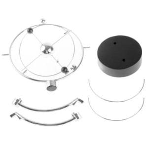 magnetic balance kinetic orbital desk decoration (silver)