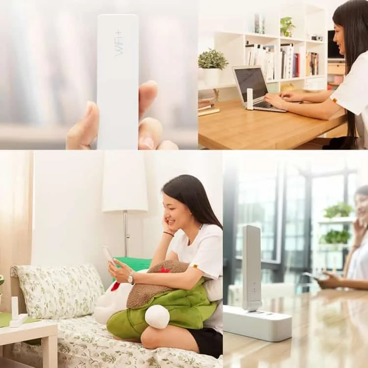 xiaomi mi wifi amplifier 2 300mbps signal booster usb port wireless repeater (white)