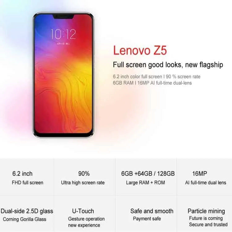 lenovo z5, 6gb+64gb (black)