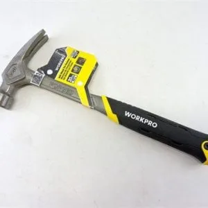 workpro 20 oz one piece forged claw hammer with anti shock handle