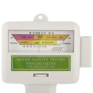 swimming pool water ph / cl2 tester