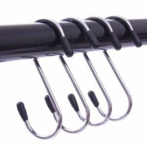 4pcs practical stainless steel s style enclosure goat hanger clasp hook