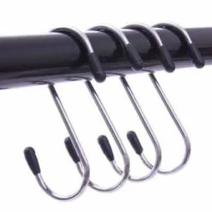 4pcs practical stainless steel s style enclosure goat hanger clasp hook
