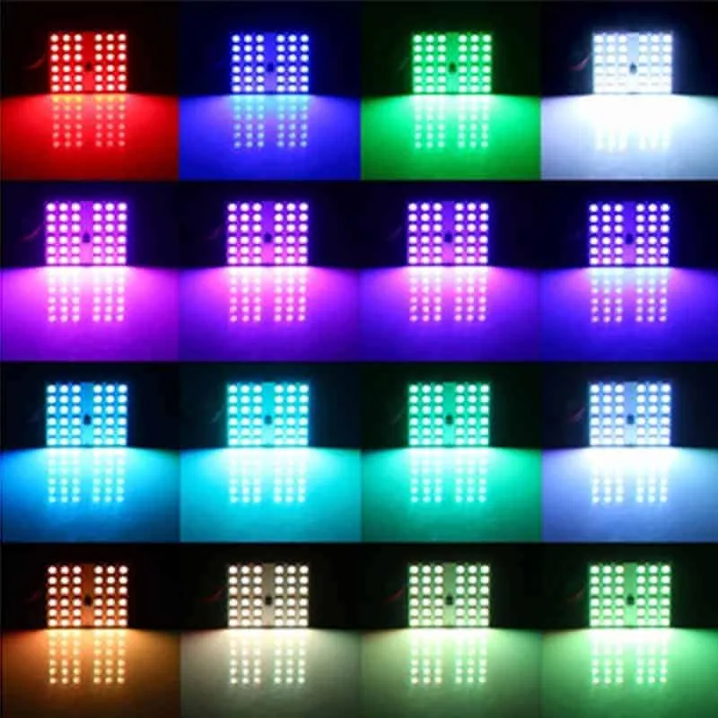 light bulb 2 pcs t10 2w auto flash strobe fade smooth remote controlled colorful led clearance decorative light, dc 12v