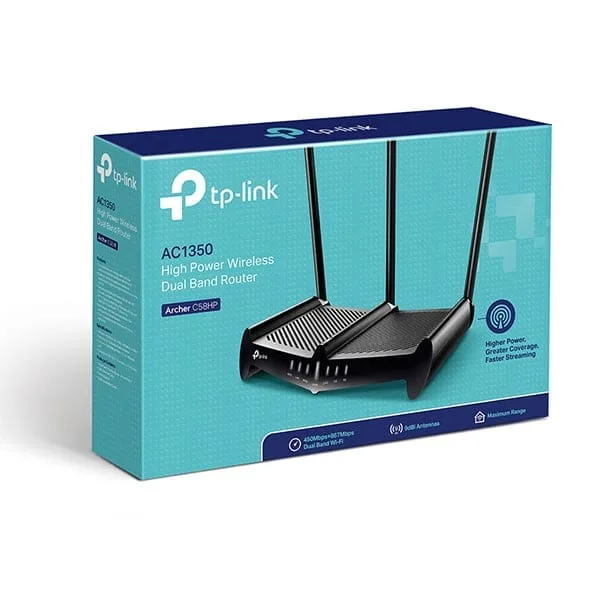 tp link archer c58hp ac1350 high power wireless dual band router