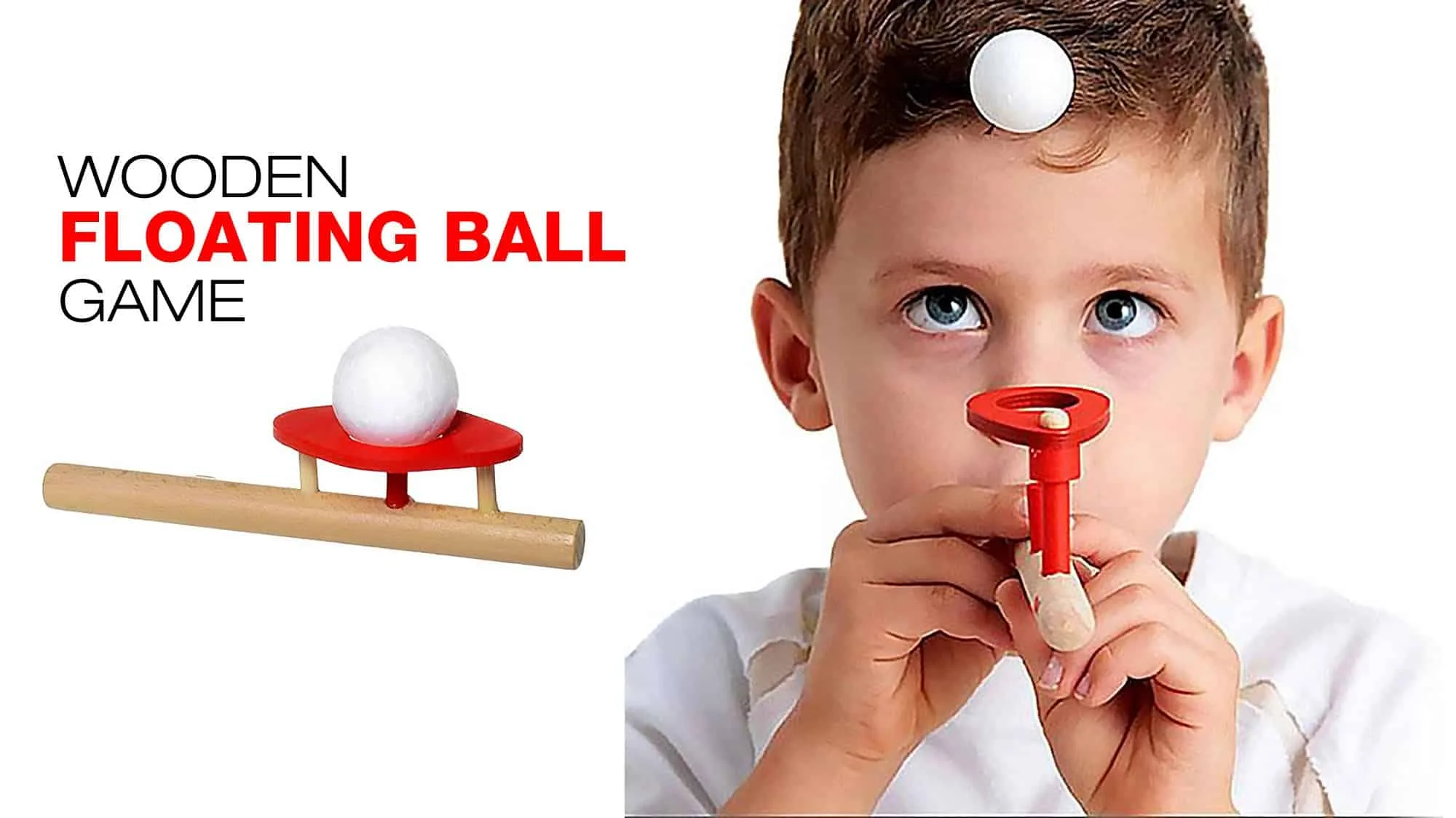 classic games floating blow pipe & balls toys