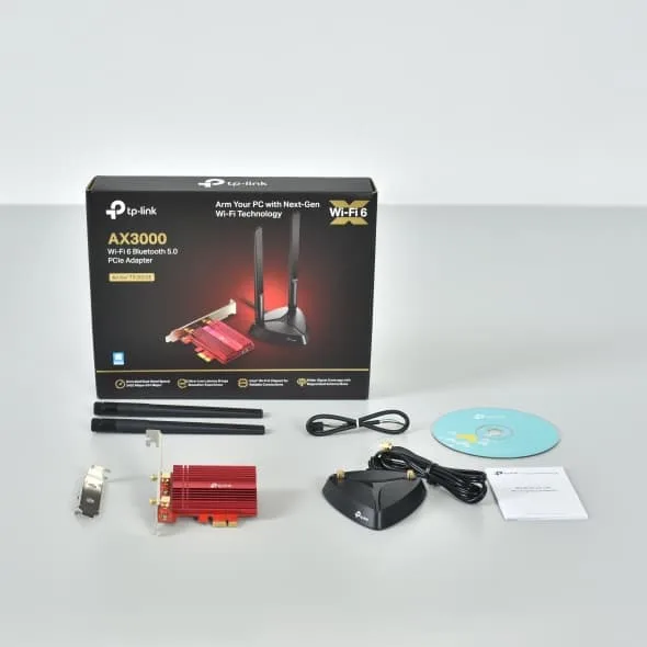 tp link ax3000 wi fi 6 bluetooth 5.0 pcie adapter archer tx3000e