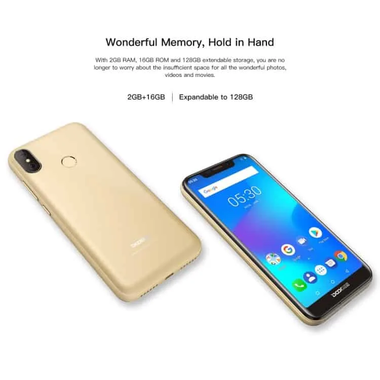 doogee x70 2gb 16gb (blue)