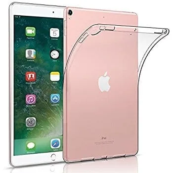 protective back cover case for ipad pro 10.5 inch transparent tpu chipped edge soft (transparent)