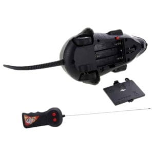 electronic fun mini mice prank toy with remote control (grey)