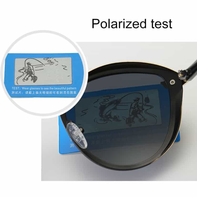 women fashion retro round metal frame uv400 polarized sunglasses (pink)