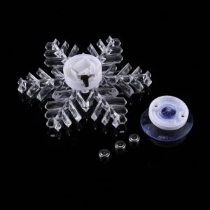 colorful snow flake lamp