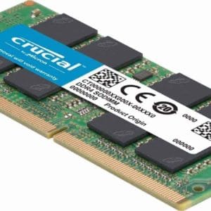crucial 16gb single ddr4 2666 sodimm 260 pin memory