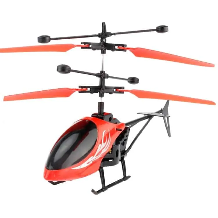 infrared sensor mini helicopter with led light utoghter 69202 2ch (red)