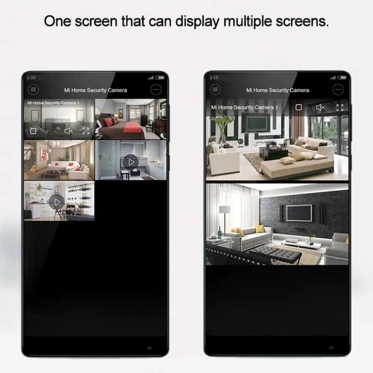 xiaomi mijia smart home security 130 degrees wide angle 1080p full hd wifi ip camera, us plug (white)