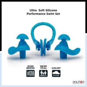 dolfino pro nose clip and ear plugs with carry case