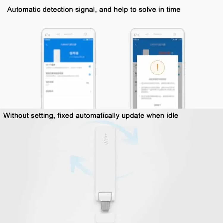 xiaomi mi wifi amplifier 2 300mbps signal booster usb port wireless repeater (white)