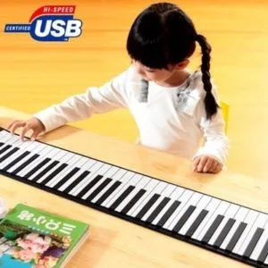 portable usb midi roll up 88 standard keys flexible soft keyboard piano