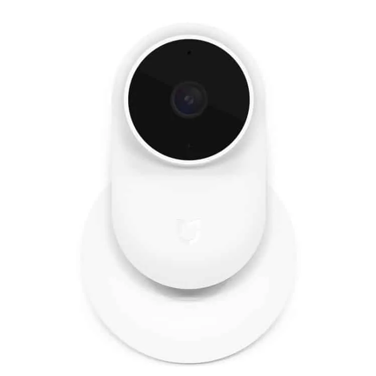 xiaomi mijia smart home security 130 degrees wide angle 1080p full hd wifi ip camera, us plug (white)