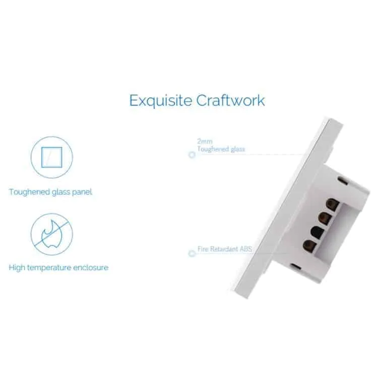 ws eu 03 ewelink app touch control 2a 3 gangs 3 ways tempered glass panel smart wall switch ac 90v 250v eu plug