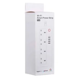 4 usb ports and 4 x uk plug jack 13a max output wifi remote control smart power socket