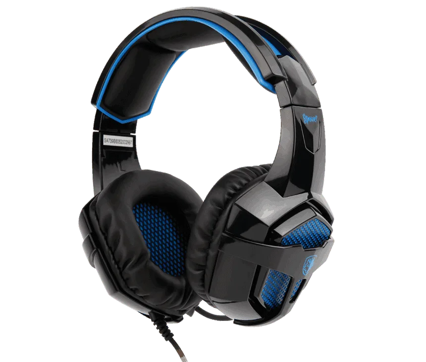 sades sa 739 bpower primary pc gaming headset blue