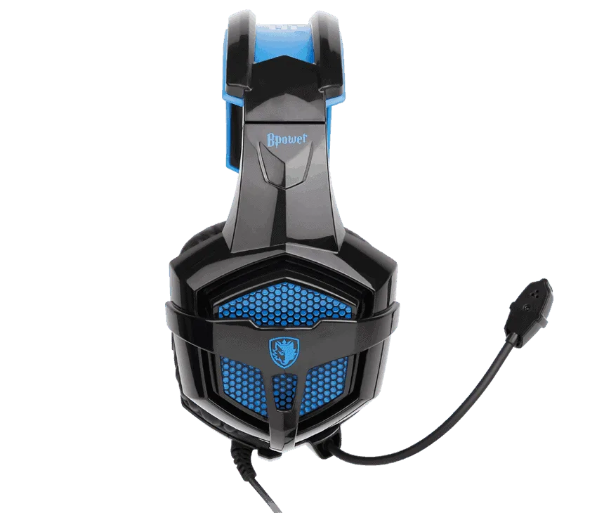 sades sa 739 bpower primary pc gaming headset blue