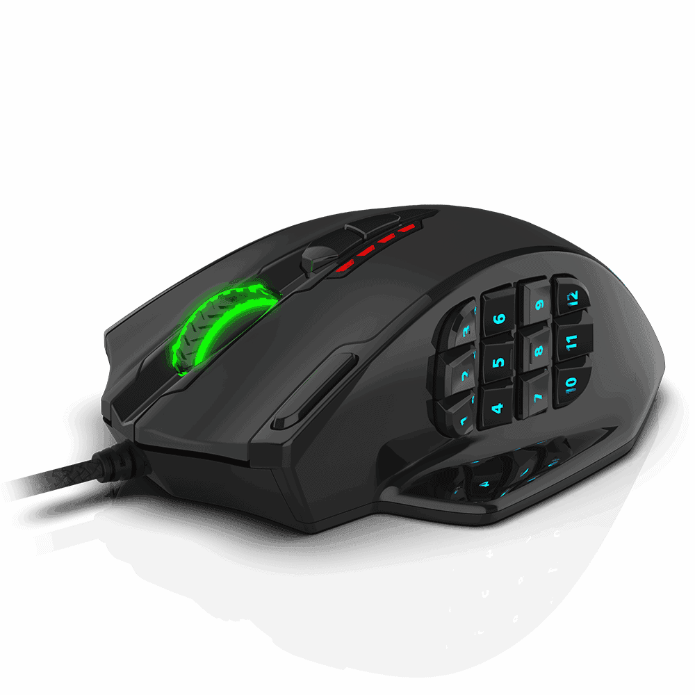 redragon m908 impact mmo gaming mouse redragon m908 impact mmo gaming mouse
