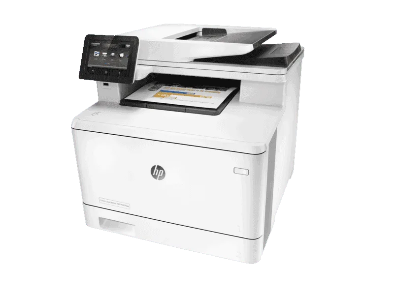 hp color lj pro printer mfp m477fdn copy print scan fax