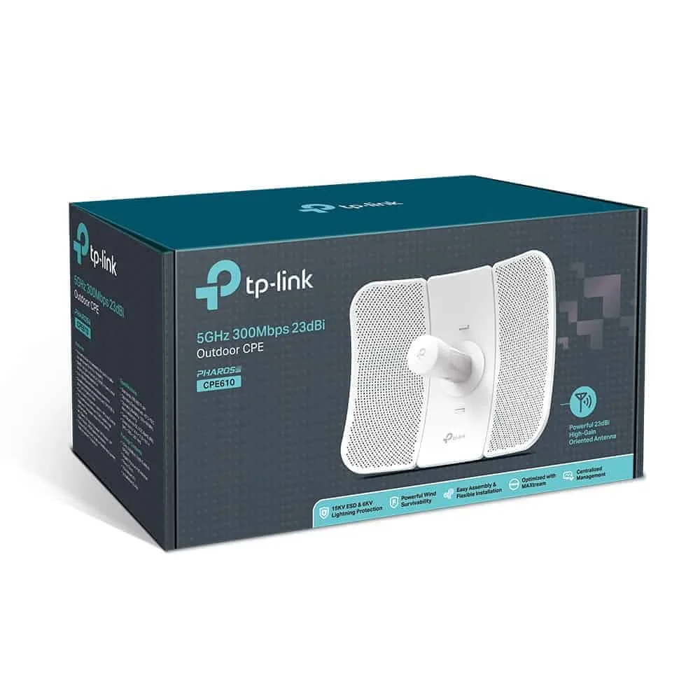 tp link 5ghz 300mbps 23dbi outdoor cpe610