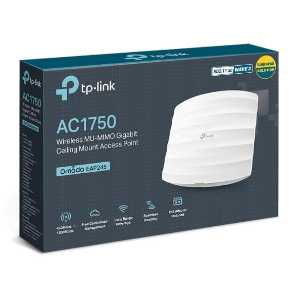 tp linkac1750 wireless mu mimo gigabit ceiling mount access point eap245 tp linkac1750 wireless mu mimo gigabit ceiling mount access point eap245